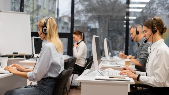 colleagues-working-together-call-center-office